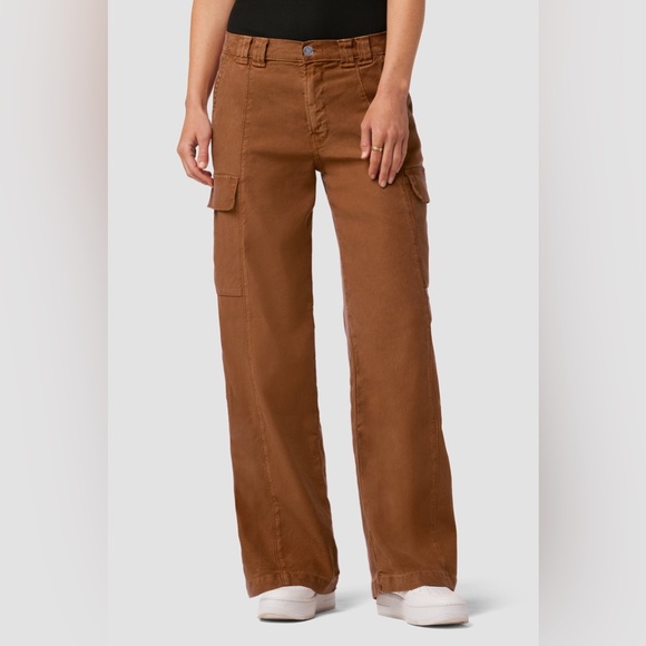 EllyJace | Mid-Rise Utility Wide Leg Cargo - Picture 1 of 10